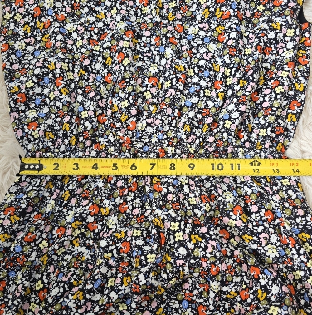 Rebecca Minkoff Ditsy Floral Print Ollie Viscose Mini Dress Size Small - Picture 4 of 11